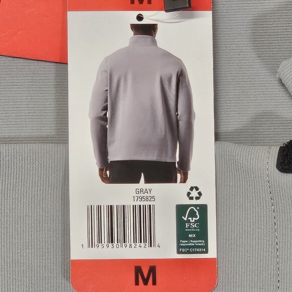 32 Degrees Heat Mens Size M Full Zip Regular Fit Stand Collar‎ Jacket Grey - Picture 4 of 8